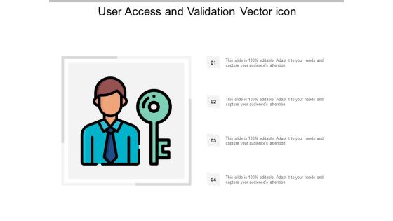 User Access And Validation Vector Icon Ppt Powerpoint Presentation Slides Slideshow User Access And Validation Vector Icon Ppt Powerpoint Presentation Slides Slideshow
