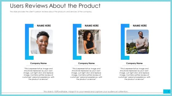 Users Reviews About The Product Template PDF Users Reviews About The Product Template PDF