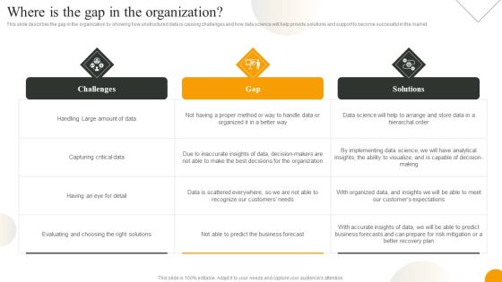 Using Data Science Technologies For Business Transformation Where Is The Gap In The Organization Professional PDF Using Data Science Technologies For Business Transformation Where Is The Gap In The Organization Professional PDF