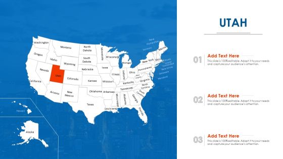 Utah Map PowerPoint Presentation Ppt Template PDF Utah Map PowerPoint Presentation Ppt Template PDF