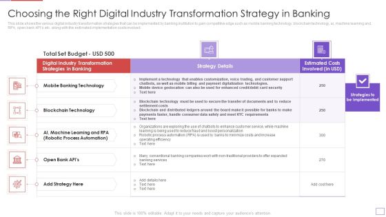 Utilization Of Digital Industry Evolution Methods Choosing The Right Digital Industry Icons PDF Utilization Of Digital Industry Evolution Methods Choosing The Right Digital Industry Icons PDF