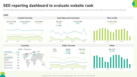 Utilizing SEO To Boost Customer SEO Reporting Dashboard To Evaluate Website Rank Background PDF Utilizing SEO To Boost Customer SEO Reporting Dashboard To Evaluate Website Rank Background PDF