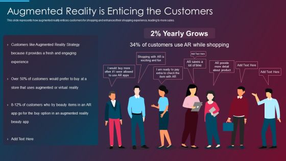VR And AR IT Augmented Reality Is Enticing The Customers Ppt Model File Formats PDF VR And AR IT Augmented Reality Is Enticing The Customers Ppt Model File Formats PDF
