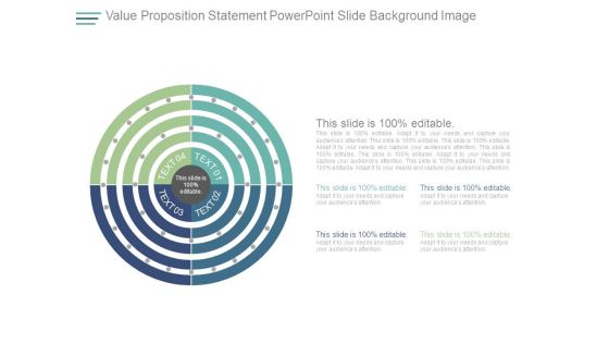 Value Proposition Statement Powerpoint Slide Background Image