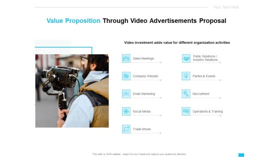 Value Proposition Through Video Advertisements Proposal Ppt Inspiration Tips PDF Value Proposition Through Video Advertisements Proposal Ppt Inspiration Tips PDF