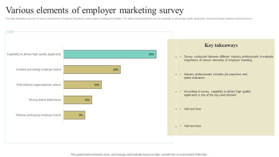 Various Elements Of Employer Marketing Survey Ppt Summary Example PDF Various Elements Of Employer Marketing Survey Ppt Summary Example PDF