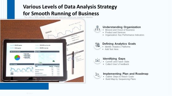 Various Levels Of Data Analysis Strategy For Smooth Running Of Business Inspiration PDF Various Levels Of Data Analysis Strategy For Smooth Running Of Business Inspiration PDF