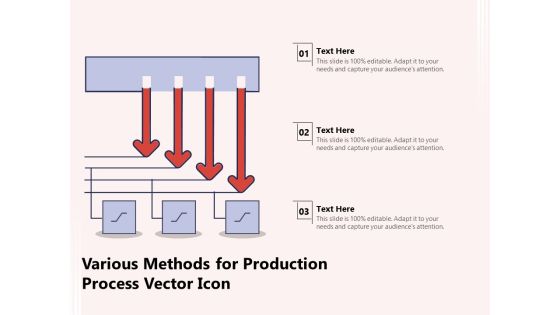 Various Methods For Production Process Vector Icon Ppt PowerPoint Presentation Icon Graphics Tutorials PDF Various Methods For Production Process Vector Icon Ppt PowerPoint Presentation Icon Graphics Tutorials PDF