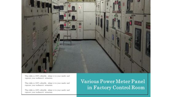 Various Power Meter Panel In Factory Control Room Ppt PowerPoint Presentation Gallery Smartart PDF Various Power Meter Panel In Factory Control Room Ppt PowerPoint Presentation Gallery Smartart PDF