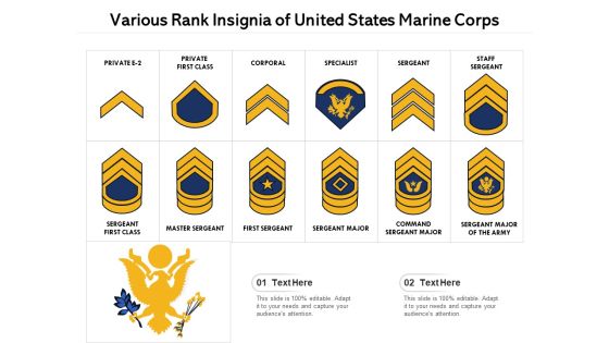Various Rank Insignia Of United States Marine Corps Ppt PowerPoint Presentation File Grid PDF Various Rank Insignia Of United States Marine Corps Ppt PowerPoint Presentation File Grid PDF