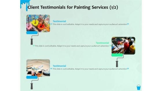 Varnishing Services Agreement Client Testimonials For Painting Services Ppt Professional Demonstration PDF Varnishing Services Agreement Client Testimonials For Painting Services Ppt Professional Demonstration PDF