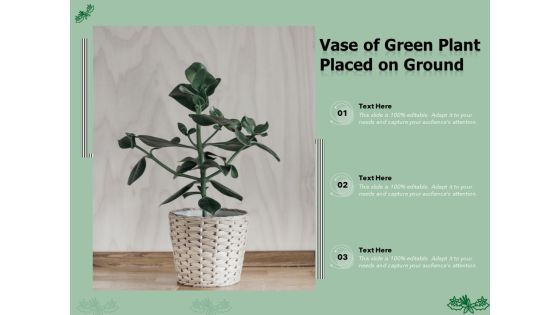 Vase Of Green Plant Placed On Ground Ppt PowerPoint Presentation Images PDF Vase Of Green Plant Placed On Ground Ppt PowerPoint Presentation Images PDF