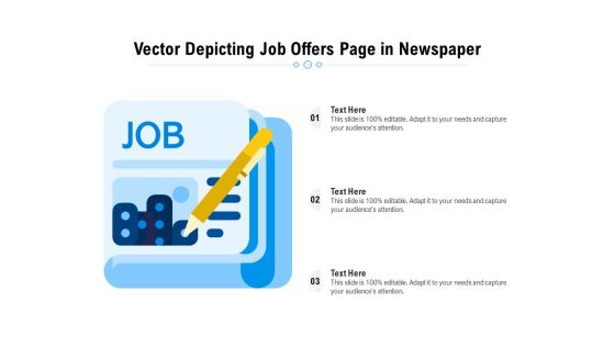 Vector Depicting Job Offers Page In Newspaper Ppt PowerPoint Presentation Gallery Templates PDF Vector Depicting Job Offers Page In Newspaper Ppt PowerPoint Presentation Gallery Templates PDF