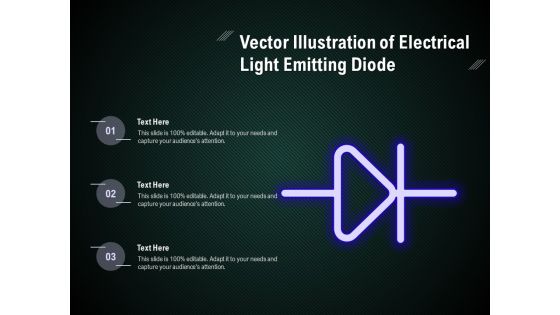 Vector Illustration Of Electrical Light Emitting Diode Ppt PowerPoint Presentation Layouts Example Topics Vector Illustration Of Electrical Light Emitting Diode Ppt PowerPoint Presentation Layouts Example Topics