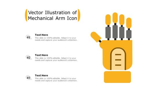 Vector Illustration Of Mechanical Arm Icon Ppt PowerPoint Presentation File Graphics Design PDF Vector Illustration Of Mechanical Arm Icon Ppt PowerPoint Presentation File Graphics Design PDF