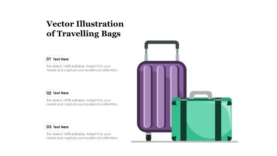 Vector Illustration Of Travelling Bags Ppt PowerPoint Presentation Slides Slideshow PDF Vector Illustration Of Travelling Bags Ppt PowerPoint Presentation Slides Slideshow PDF