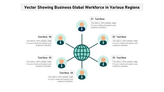 Vector Showing Business Global Workforce In Various Regions Ppt PowerPoint Presentation File Background PDF Vector Showing Business Global Workforce In Various Regions Ppt PowerPoint Presentation File Background PDF