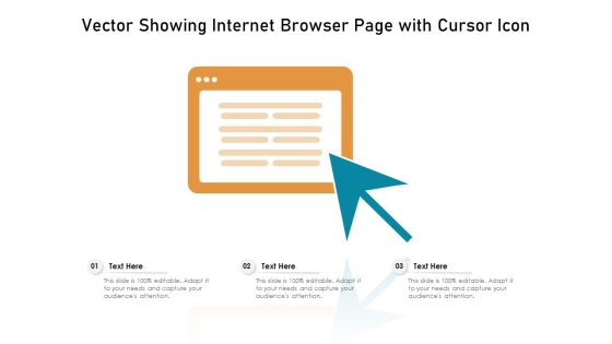 Vector Showing Internet Browser Page With Cursor Icon Ppt PowerPoint Presentation Gallery Clipart Images PDF Vector Showing Internet Browser Page With Cursor Icon Ppt PowerPoint Presentation Gallery Clipart Images PDF