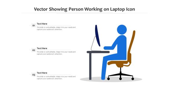 Vector Showing Person Working On Laptop Icon Ppt PowerPoint Presentation Professional Gridlines PDF Vector Showing Person Working On Laptop Icon Ppt PowerPoint Presentation Professional Gridlines PDF