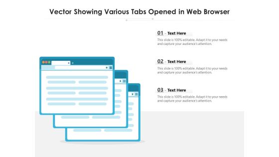 Vector Showing Various Tabs Opened In Web Browser Ppt PowerPoint Presentation File Microsoft PDF Vector Showing Various Tabs Opened In Web Browser Ppt PowerPoint Presentation File Microsoft PDF