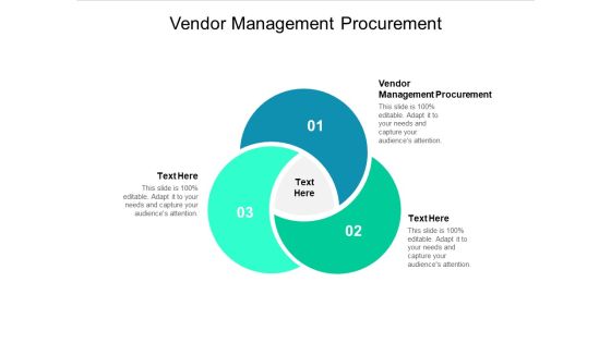 Vendor Management Procurement Ppt PowerPoint Presentation File Design Inspiration Cpb