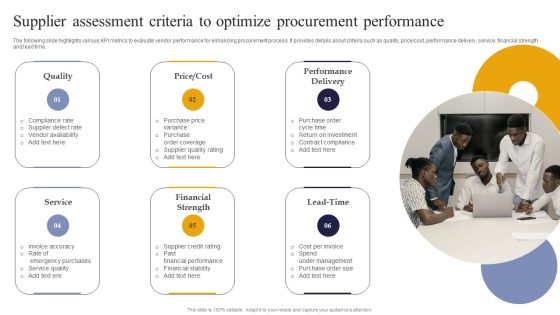 Vendor Performance Analysis And Administration Supplier Assessment Criteria To Optimize Procurement Performance Themes PDF Vendor Performance Analysis And Administration Supplier Assessment Criteria To Optimize Procurement Performance Themes PDF