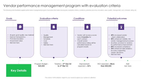 Vendor Performance Management Program With Evaluation Vendor Management System Deployment Brochure PDF Vendor Performance Management Program With Evaluation Vendor Management System Deployment Brochure PDF
