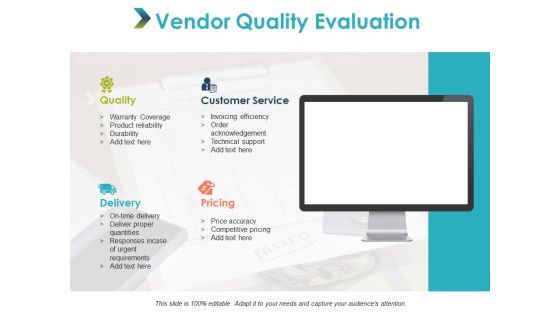Vendor Quality Evaluation Ppt Powerpoint Presentation Icon Layout Ideas Vendor Quality Evaluation Ppt Powerpoint Presentation Icon Layout Ideas