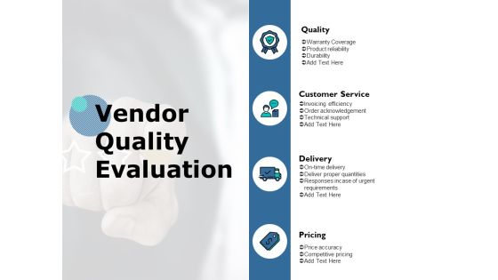 Vendor Quality Evaluation Ppt PowerPoint Presentation Slides Brochure Vendor Quality Evaluation Ppt PowerPoint Presentation Slides Brochure
