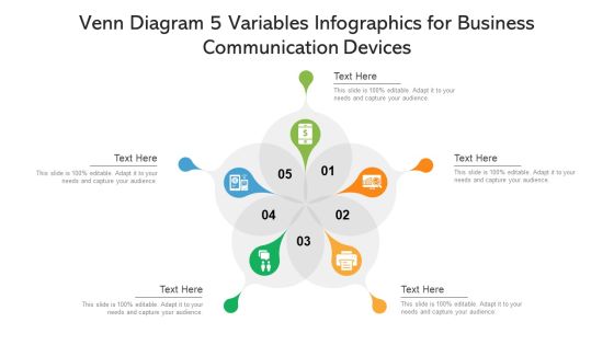 Venn Diagram 5 Variables Infographics For Business Communication Devices Ppt PowerPoint Presentation Gallery Information PDF Venn Diagram 5 Variables Infographics For Business Communication Devices Ppt PowerPoint Presentation Gallery Information PDF