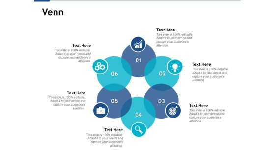 Venn With Six Circles Ppt PowerPoint Presentation Professional Maker