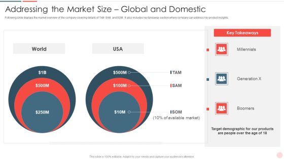 Venture Capital Fund Addressing The Market Size Global And Domestic Infographics PDF Venture Capital Fund Addressing The Market Size Global And Domestic Infographics PDF