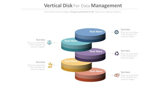 Vertical Steps For Data Management Powerpoint Template Vertical Steps For Data Management Powerpoint Template