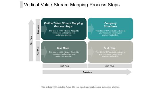 Vertical Value Stream Mapping Process Steps Company Structures Ppt PowerPoint Presentation Show Portfolio