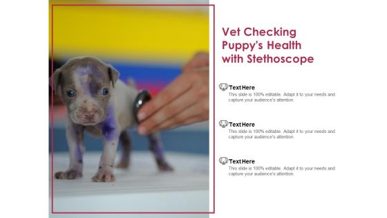 Vet Checking Puppys Health With Stethoscope Ppt PowerPoint Presentation Portfolio Deck PDF Vet Checking Puppys Health With Stethoscope Ppt PowerPoint Presentation Portfolio Deck PDF
