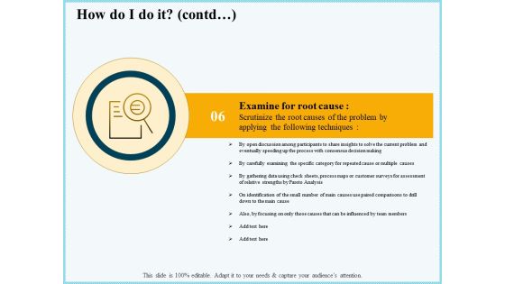 Vicious Circle Effect On Quality Assurance How Do I Do It Contd Analysis Ppt Show Outline PDF