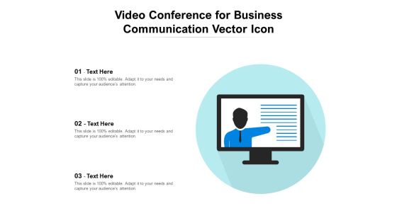Video Conference For Business Communication Vector Icon Ppt PowerPoint Presentation Infographics Skills PDF Video Conference For Business Communication Vector Icon Ppt PowerPoint Presentation Infographics Skills PDF