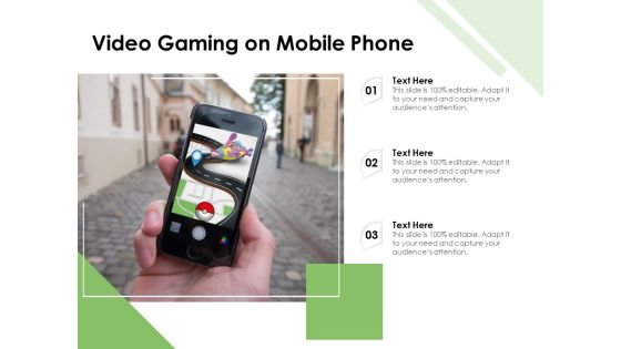 Video Gaming On Mobile Phone Ppt PowerPoint Presentation File Example File PDF Video Gaming On Mobile Phone Ppt PowerPoint Presentation File Example File PDF