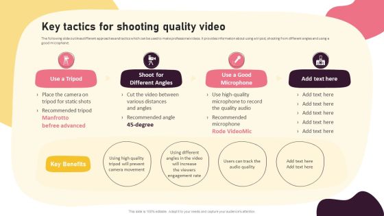 Video Promotion Techniques Key Tactics For Shooting Quality Video Graphics PDF Video Promotion Techniques Key Tactics For Shooting Quality Video Graphics PDF