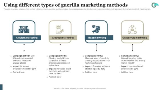Viral Marketing Techniques To Increase Annual Business Sales Using Different Types Of Guerilla Marketing Methods Rules PDF Viral Marketing Techniques To Increase Annual Business Sales Using Different Types Of Guerilla Marketing Methods Rules PDF