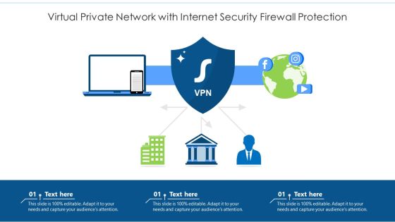 Virtual Private Network With Internet Security Firewall Protection Ppt PowerPoint Presentation File Master Slide PDF Virtual Private Network With Internet Security Firewall Protection Ppt PowerPoint Presentation File Master Slide PDF