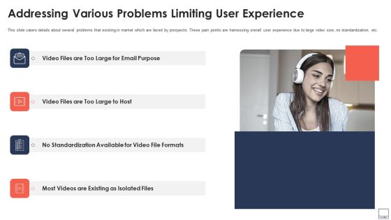 Virtual Video Hosting Platform Capital Raising Addressing Various Problems Limiting User Experience Elements PDF