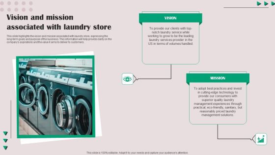 Vision And Mission Associated With Laundry Store Inspiration PDF