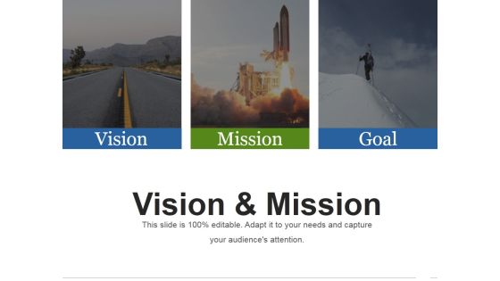 Vision And Mission Ppt PowerPoint Presentation Infographic Template Design Inspiration