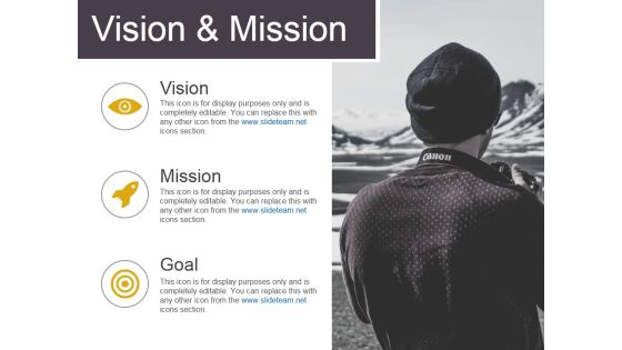 Vision And Mission Template 1 Ppt PowerPoint Presentation Summary Ideas