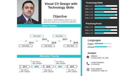 Visual CV Design With Technology Skills Ppt PowerPoint Presentation Pictures Visuals PDF Visual CV Design With Technology Skills Ppt PowerPoint Presentation Pictures Visuals PDF