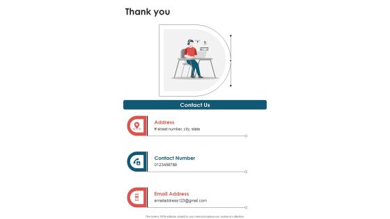 Visual Design Services Proposal Thank You One Pager Sample Example Document Visual Design Services Proposal Thank You One Pager Sample Example Document