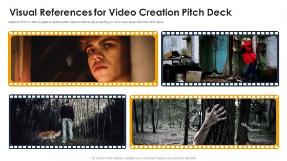 Visual References For Video Creation Pitch Deck Ppt Infographic Template Graphic Tips PDF Visual References For Video Creation Pitch Deck Ppt Infographic Template Graphic Tips PDF