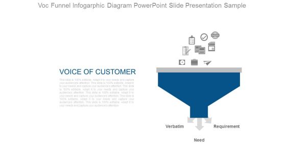 Voc Funnel Infogarphic Diagram Powerpoint Slide Presentation Sample