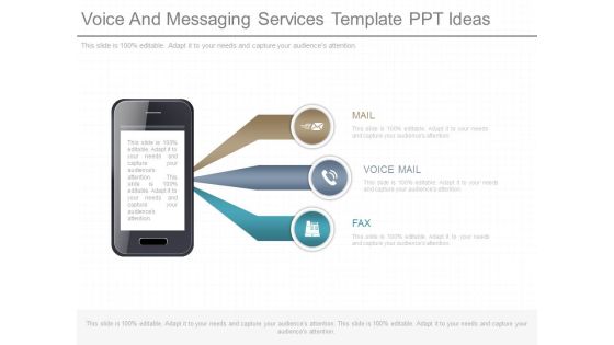 Voice And Messaging Services Template Ppt Ideas Voice And Messaging Services Template Ppt Ideas